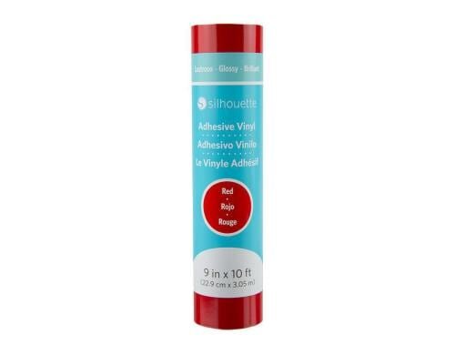 Silhouette Glossy Vinyl rot 1 Rolle, 23 cm x 300 cm
