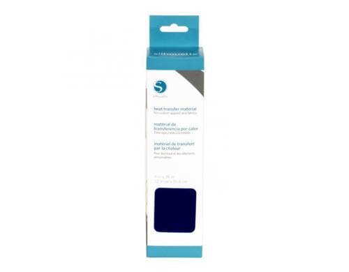 Silhouette Aufbügelfolie beflockt, d blau 1 Rolle, 22.9 x 91.4 cm