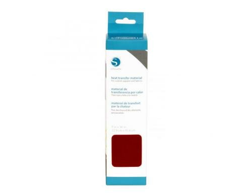 Silhouette Aufbügelfolie beflockt, d rot 1 Rolle, 22.9 x 91.4 cm