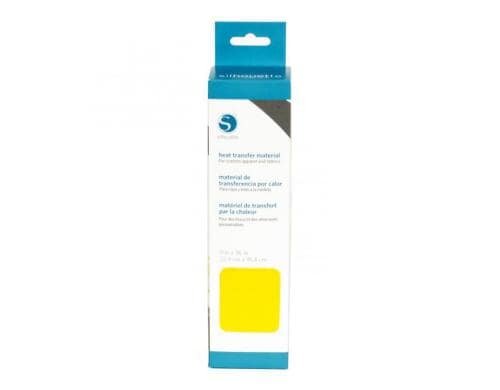 Silhouette Aufbügelfolie beflockt, gelb 1 Rolle, 30.5 cm x 91.4 cm