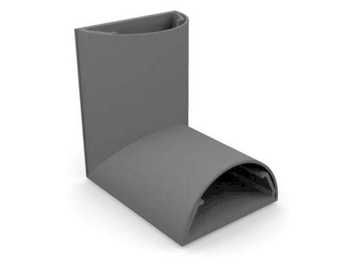 Kabelwinkel Kabelkanäl 50mm SW Kabelwinkel für Kabelkanal 50mm KW 50-SW