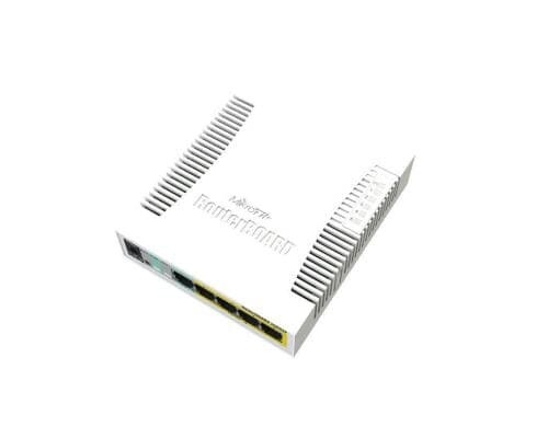 MikroTik RB260GSP: 5 Port Smart PoE Switch 5x1Gbps, inkl. NT oder passiv-PoE Power