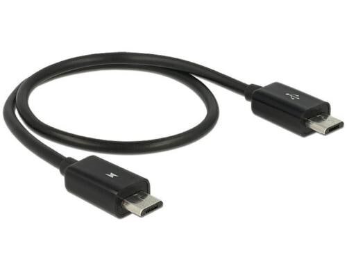 USB OTG Power Share MicroUSB-B, 30cm Lädt Strom von Smartphone zu USB Gerät