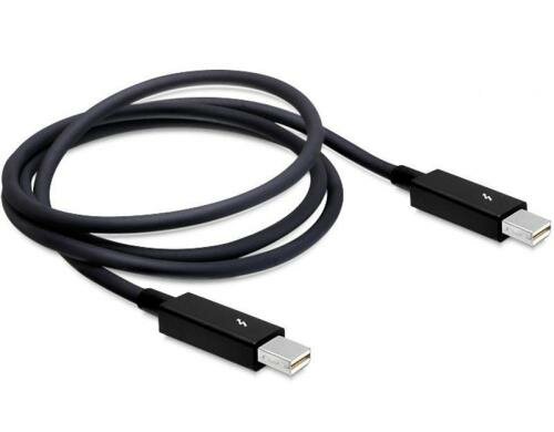 DeLock Thunderbolt Kabel 1.0 m, schwarz für Thunderbolt 1&2 Schnittstellen
