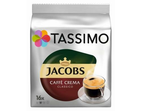 Tassimo T DISC Jacobs Caffé Crema Classico 1 Packung à 16 Portionen (Getränke)