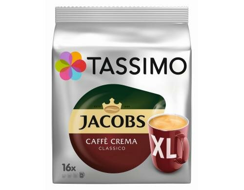 Tassimo T DISC Jacobs Caffè Crema XL 1 Packung à 16 Portionen (Getränke)
