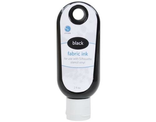 Silhouette Textilfarbe schwarz