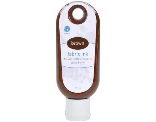 Silhouette Textilfarbe braun
