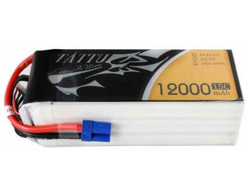 Tattu LiPo-Akku 22.2V 12000mAh 15C 181x70x62mm/1577g