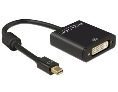 Monitoradapter 4K Mini-Displayport zu DVI schwarz, aktiv, 4K Support