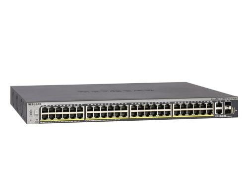 Netgear GS752TXP: 48 Port Smart Switch S3300-52X-PoE+ 52PT stkbl PoE Smart Switch