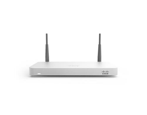Meraki MX64W: Cloud Managed SA WLAN 802.11n/ac, 300/867Mbps, 2xGE WAN