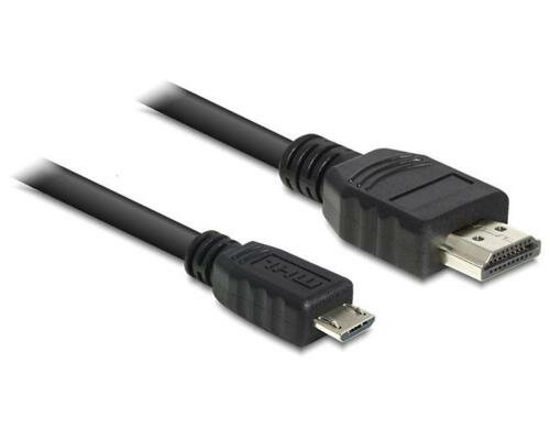 Delock MHL zu HDMI Kabel 2m für Smartphone/Tablet an TV/Monitor
