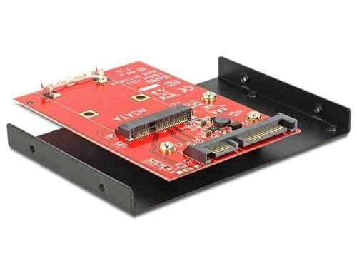 Delock mSATA zu SATA Adapter, 3.5Rahmen Betrieb von mSATA Geräten im PC mit SATA