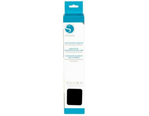 Silhouette Aufbügelfolie beflockt, schwarz 1 Rolle, 30.5 cm x 9.1 m