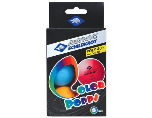 DONIC Schildkröt Bälle Color 6 Stk