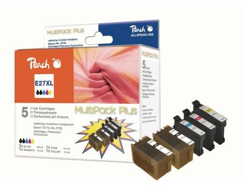 Peach Tinte Epson Combi Pack Plus T27 2x black 1xcyan/magenta/yellow