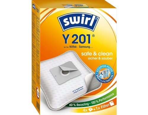 Swirl Staubfilterbeutel Y 201 4 Stück