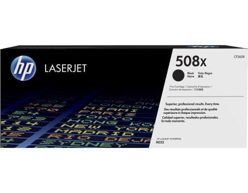 HP Toner 508X - Black (CF360X) Seitenkapazität ~ 12500 Seiten