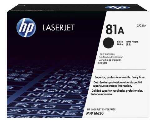 HP Toner 81A - Black (CF281A) Seitenkapazität ~ 10500 Seiten