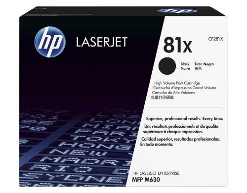 HP Toner 81X - Black (CF281X) Seitenkapazität ~ 25000 Seiten