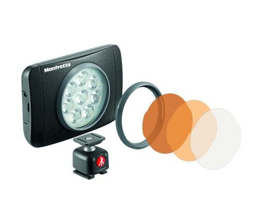 Manfrotto LED Video Light Lumie Muse Farbtemparatur 5600k, 4 Schritte dimmbar