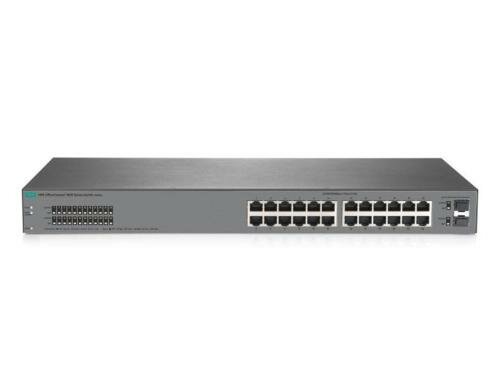 HP 1820-24G: 24 Port Smart Switch 1Gbps, QoS, SSL, 2xSFP, 19