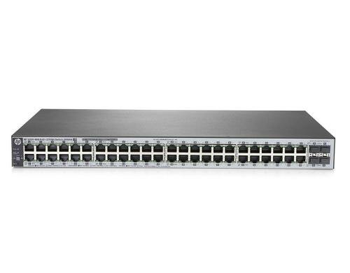 HP 1820-48G: 48 Port Smart Switch 1Gbps, QoS, SSL, 4xSFP, 19