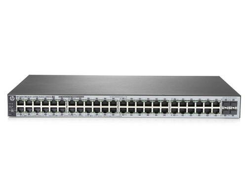 HP 1820-48G-PoE+: 48 Port Smart Switch 1Gbps, QoS, SSL, 19, 370W Budget