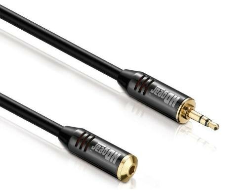 Premium 3.5 mm Stereo Klinkenkabel, 2.00m Stecker auf Buchse