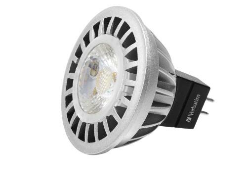 Verbatim LED MR16, 5.5W, GU5.3, ww dimmbar, 40000 Std., 420lm, 1000cd