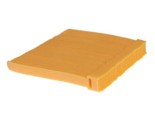 Fastech Klettkabelbinder ETK-3-1 Strap 100 Stück, 13x150 mm, gelb