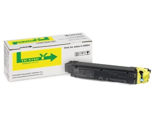 Toner Kyocera TK-5140Y,zu M6x30cdn/P6130cdn yellow, ca. 5000 S. bei 5% Deckung