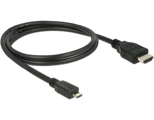 Delock MHL 3.0 zu HDMI Kabel 1m, 4K Support für Smartphone/Tablet an TV/Monitor
