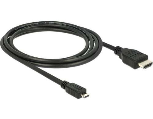 Delock MHL 3.0 zu HDMI Kabel 2m, 4K Support für Smartphone/Tablet an TV/Monitor