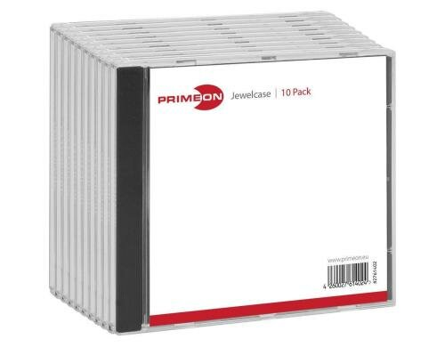 Primeon Leerhüllen Jewelcase 10er Pack