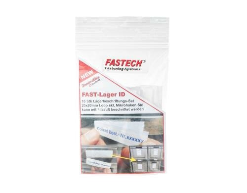 Fastech Klett-Beschriftungsfelder 10 Stück