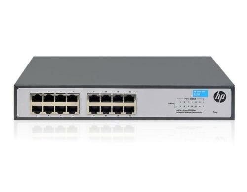 HP 1420-16G: 16 Port Switch, 1Gbps AutoUplink, lüfterlos