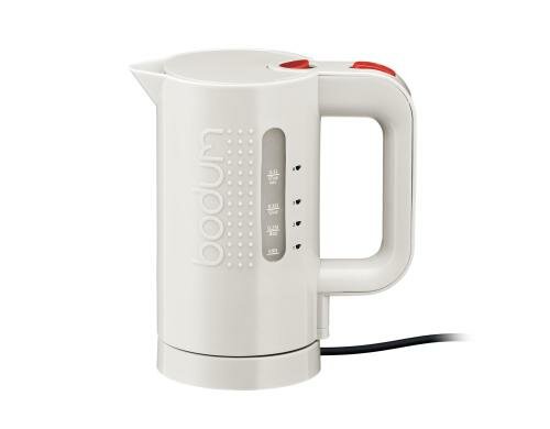 Bodum Bistro Elektrischer Wasserkocher creme, Fassungsvermögen 0.5 Liter