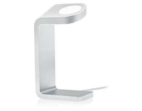 Ständer Dock für Apple Watch, Aluminium Silber,