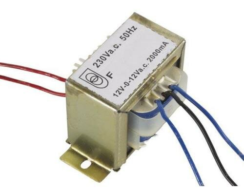 Velleman 212048C Trafo Pri: 230V Sec: 2x12V