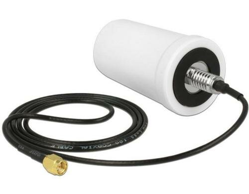 LTE/HSPA/GSM Antenne, SMA-Stecker, weiss 1-3dBi Gewinn, Outdoor Rundstrahl, 1m Kabel