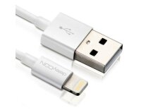 DeleyCON Lightning-USB Kabel 2m, weiss Apple MFI...