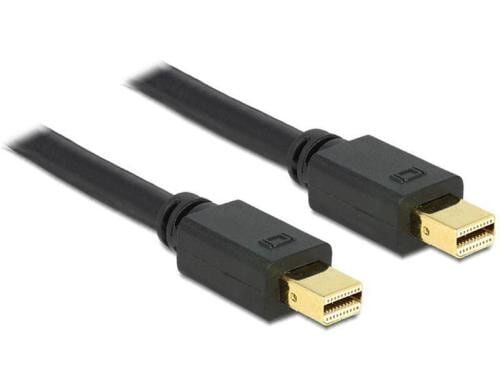 Mini-Displayportkabel 5m, schwarz, DP1.2 Mini-Displayport zu Mini-Displayport