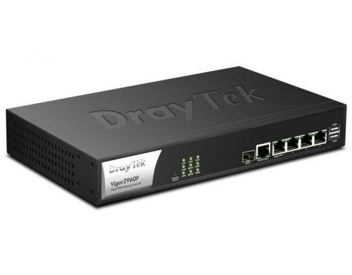 DrayTek Vigor2960F: FTTH Firewall Router Dual-WAN Security Firewall, 4xLAN 1Gbps,USB