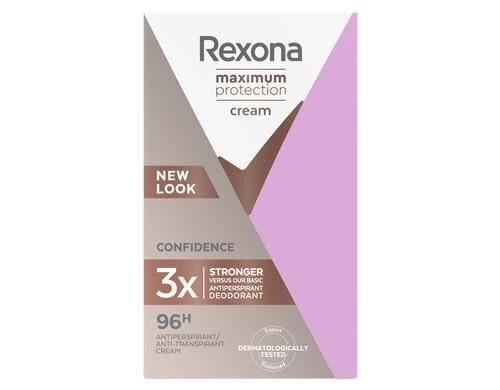 Rexona Deo Crème Max. Protection Confidence 45 ml