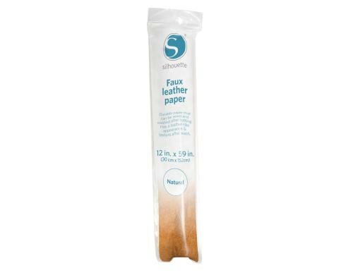 Silhouette Kunstleder Papier nature 1 Rolle, 30 x 152 cm