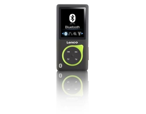Lenco Xemio-767 BT, MP3 Player, 8GB, grün 1.8 TFT Display, micro SD Slot