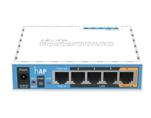 MikroTik RB951UI-2ND: Home AP, 2.4Ghz 300Mbps WLAN,  USB Netzteil