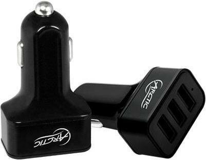 Arctic Car Charger 7200, 3-Port USB-Kfz-Lg. 3x USB Schnelllade-Ports für PW/LKW